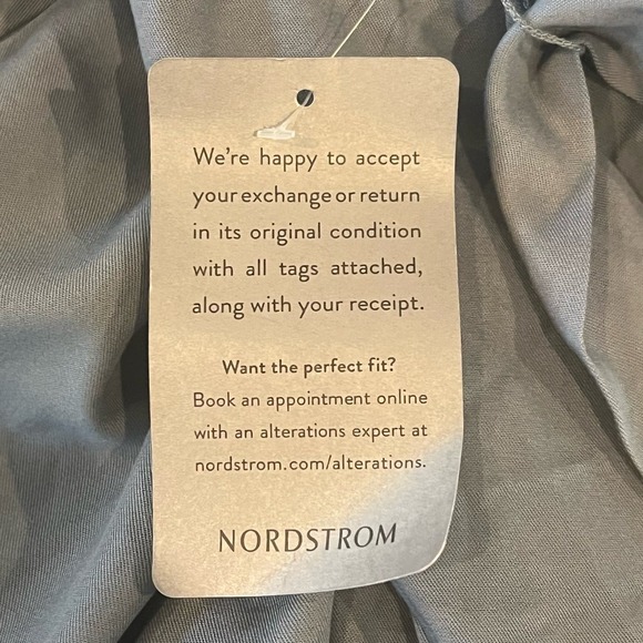 LONDON TIMES V-NECK CHAMBRAY RUFFLE SLEEVELESS MIDI DRESS IN BLUE NWT WOMEN'S 14 - Picture 13 of 15